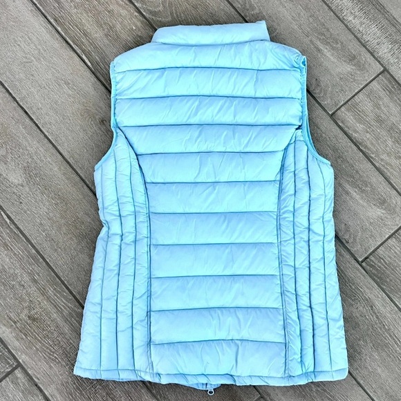 NWT! Reel Legends Women’s Light Blue Puffer Vest Zipper Pockets Size Small - Picture 5 of 14